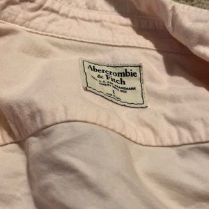 Oxford pale pink Abercrombie button down